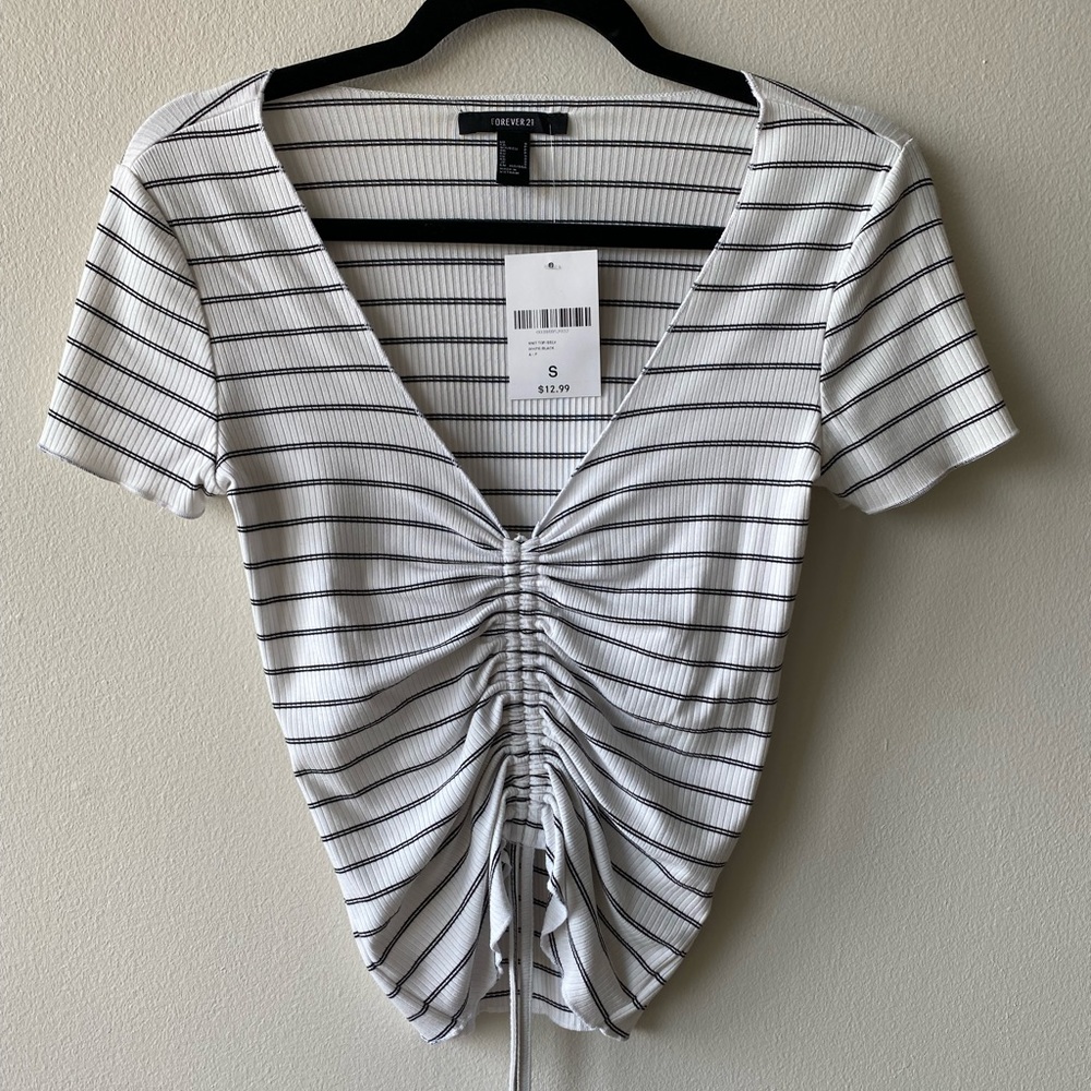 Forever 21 Drawstring Top